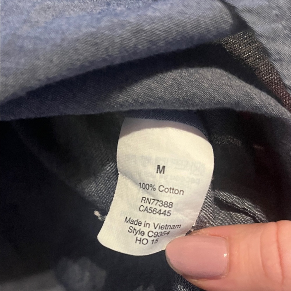 J. Crew Dark Blue Casual Button-Down Shirt - Picture 6 of 6